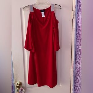 MSK, deep red dress. Size 16